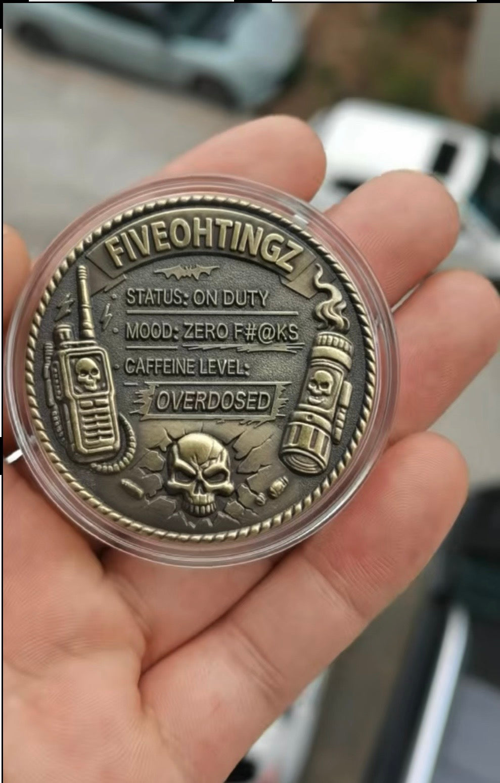 FiveOhTingz Street Goons Challenge Coin — First Run (Limited to 50)